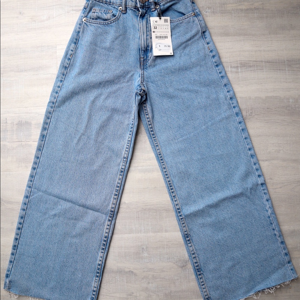Zara Jeans - Hi rise cropped - Culotte